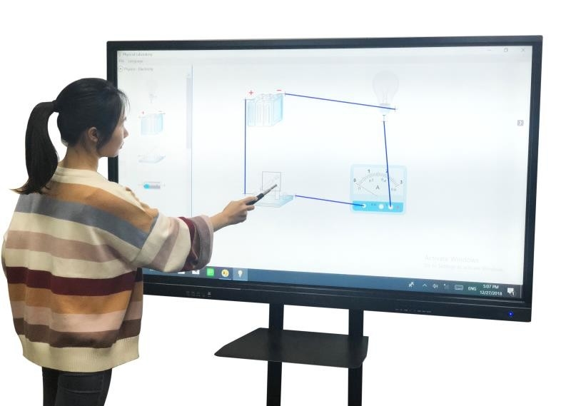 All In One Interactive Touch Screen Monitor 75 Inch 4K For Classroom