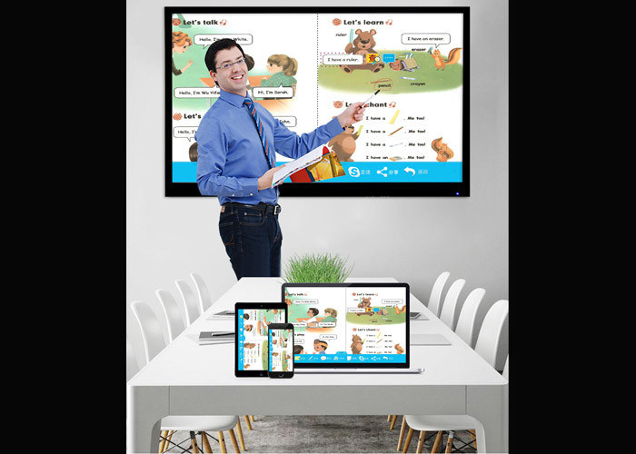 High Resolution Interactive Smart Board , 75 Inch 4k Interactive