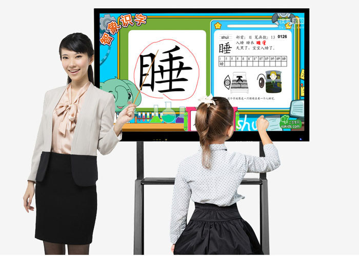 Anti Glare Glass Interactive Screens For Education Whiteboard 3840 ×
