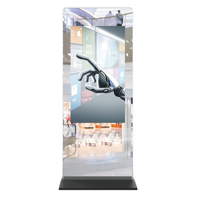 55 Inch Magic Mirror Digital Signage Kiosk 1900mm*758mm*50mm