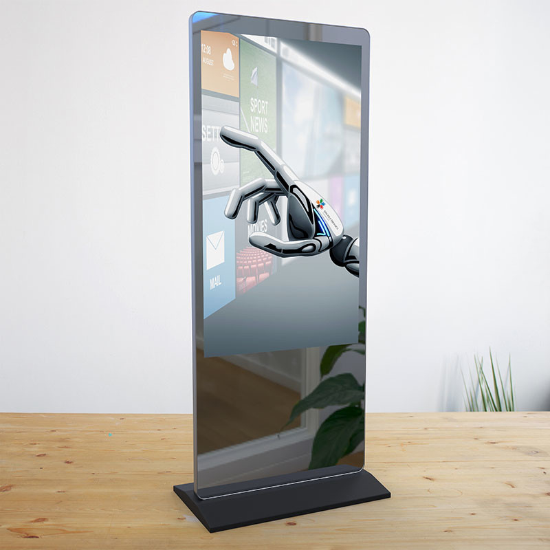 OEM ODM 4K Screen Resolution Digital Signage Displays With Mirror Surfaces