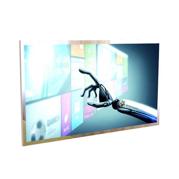 Fast Response 500cd/M2 Smart Mirror TV Aluminum Frame Hidden Television Mirror