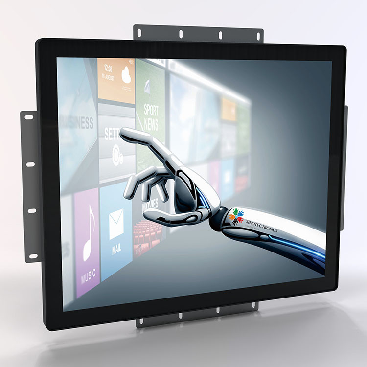 Full HD 40 Points Embedded Touch Monitor 100-240VAC 43 Inch Touchscreen Monitor