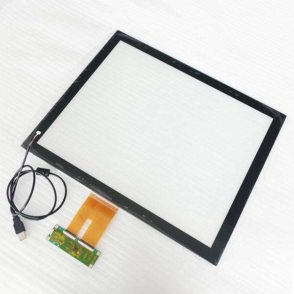 19 Inch AG AF AB Projected Capacitive GFF Touch Panel With Film Sensor